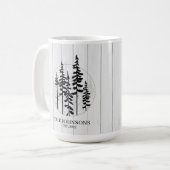 Mug Ferme Rustique moderne de pins (Devant gauche)