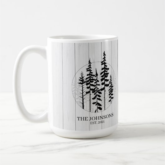 Mug Ferme Rustique moderne de pins (Gauche)