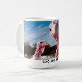 Mug Ferme Turquie drôle (Devant gauche)