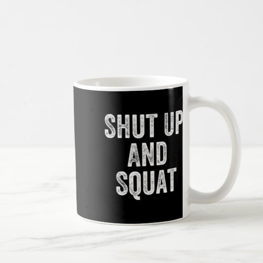 Mug Fermer Et Squat Gym Weightlifter Bodybuilder (Droite)