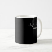 Mug Fermer Fibbin AF Afib Fibrillation auriculaire Fu (Devant droit)