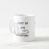 Mug Fermer, je compte (Devant gauche)