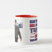 Mug Fermer la frontière Trump 2024 (Centre)