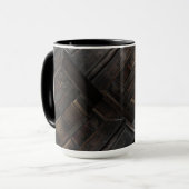 Mug Fermer sur le bois (Devant gauche)