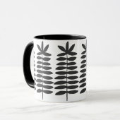 Mug Fermes décoratives - Noir (Devant gauche)