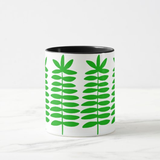 Mug Fermes décoratives - Vert (Centre)