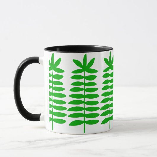 Mug Fermes décoratives - Vert (Gauche)
