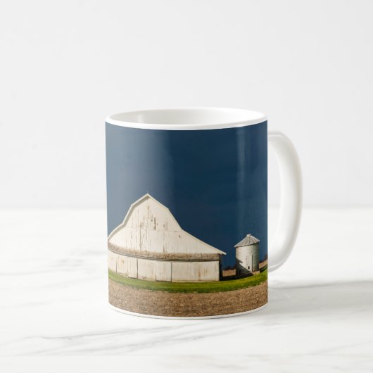 Mug Fermes | Grange blanche & Silo (Devant droit)