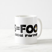 Mug Fermes = nourriture (Devant droit)