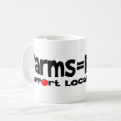 Mug Fermes = nourriture (Devant gauche)