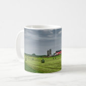 Mug Fermes | Red Barn & Silo au printemps (Devant gauche)