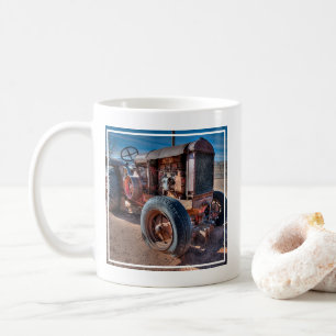 Mug Fermes Tracteur d'antiquité rouillé