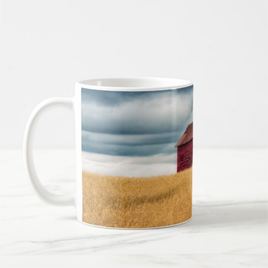 Mug Fermes | Vielle grange rouge (Gauche)