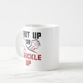 Mug Fermeture de la boîte à ongles ou serrez-vous (Devant gauche)