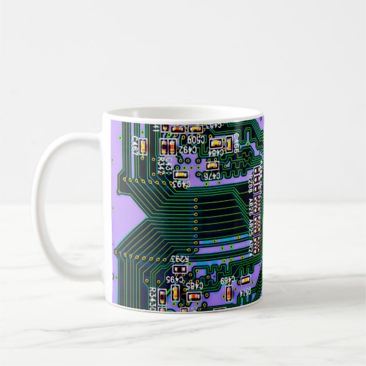 Mug Fermeture de la carte de circuits électroniques. a (Gauche)