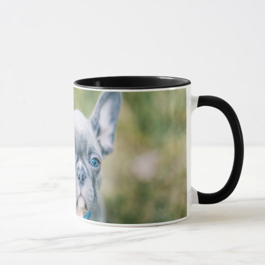 Mug Fermeture d'un chien de taureau français (Droite)