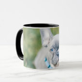 Mug Fermeture d'un chien de taureau français (Devant gauche)