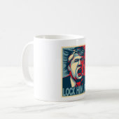 Mug FERMEZ- À CLEFLE VERS LE HAUT de l'affiche (Devant gauche)