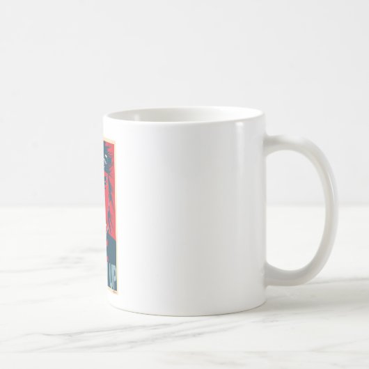 Mug FERMEZ- À CLEFLE VERS LE HAUT de l'affiche (Droite)
