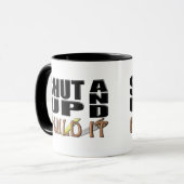 Mug FERMEZ-ET CONSTRUISEZ-LE (la construction) (Devant gauche)