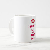 Mug Fermez-et embrassez-moi (Devant gauche)