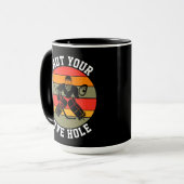 Mug Fermez votre gardien de hockey à cinq trous (Devant gauche)