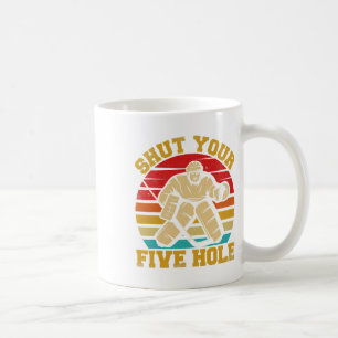 Mug Fermez votre gardien de hockey sur glace amusant à