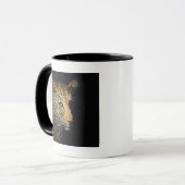 Mug Fermez-vous du léopard, un plus grand (Devant gauche)