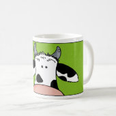 Mug fermez-vous vers le haut de la vache (Devant droit)