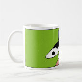 Mug fermez-vous vers le haut de la vache (Gauche)