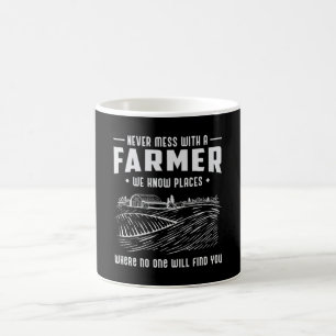 Mug Fermier Agricole Agriculture Drôle Tracteur Don
