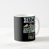 Mug Fermier Excepté Dans Ma Vie De Tracteur De Terrain (Devant droit)