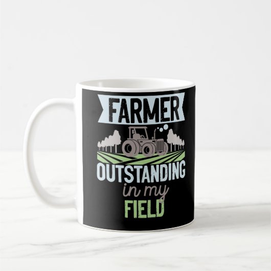 Mug Fermier Excepté Dans Ma Vie De Tracteur De Terrain (Gauche)