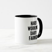 Mug Fermier laitier à travail difficile (Devant droit)