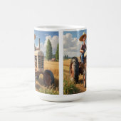 Mug Fermier sur tracteur (Centre)