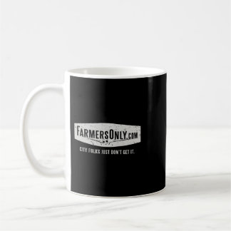 Mug Fermiers seulement (logo blanc) T-shirt essentiel