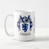 Mug Ferrare, l'origine, la signification et la crête (Gauche)