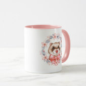 Mug Ferret de printemps (Devant droit)