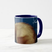 Mug Ferret pour animal de compagnie personnalisé (Devant droit)