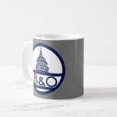 Mug ferroviaire Baltimore et Ohio (Devant gauche)