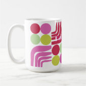 Mug Festa Bohème Rouge Rose Vert (Gauche)