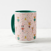 Mug Festif Animal amis Motif de Noël (Devant gauche)