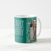 Mug Festif Boho Motif 2 Photo Famille Vacances (Devant droit)