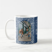 Mug Festif Boho Motif 2 Photo Famille Vacances (Gauche)