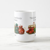 Mug Festif Boots d'hiver Casquettes Noël de famille (Centre)