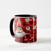 Mug Festif d'hiver 3D - Parfait pour des vacances (Devant gauche)