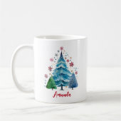 Mug Festif folklor art Monographie des arbres de Noël (Gauche)