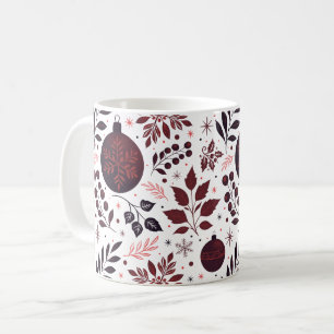 Mug Festif hiver Rouge et Noir Noël