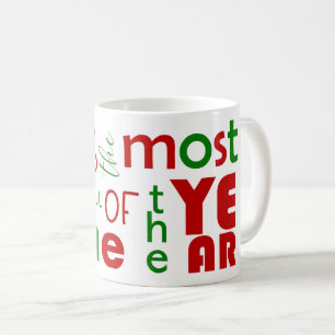 Mug Festif Joyeux Noël Rouge Vert
