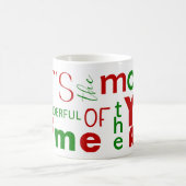 Mug Festif Joyeux Noël Rouge Vert (Centre)